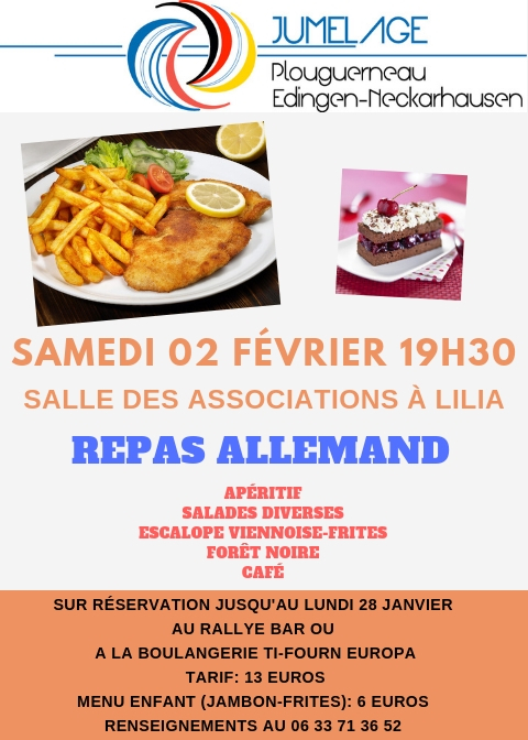 Repas allemand 2019.